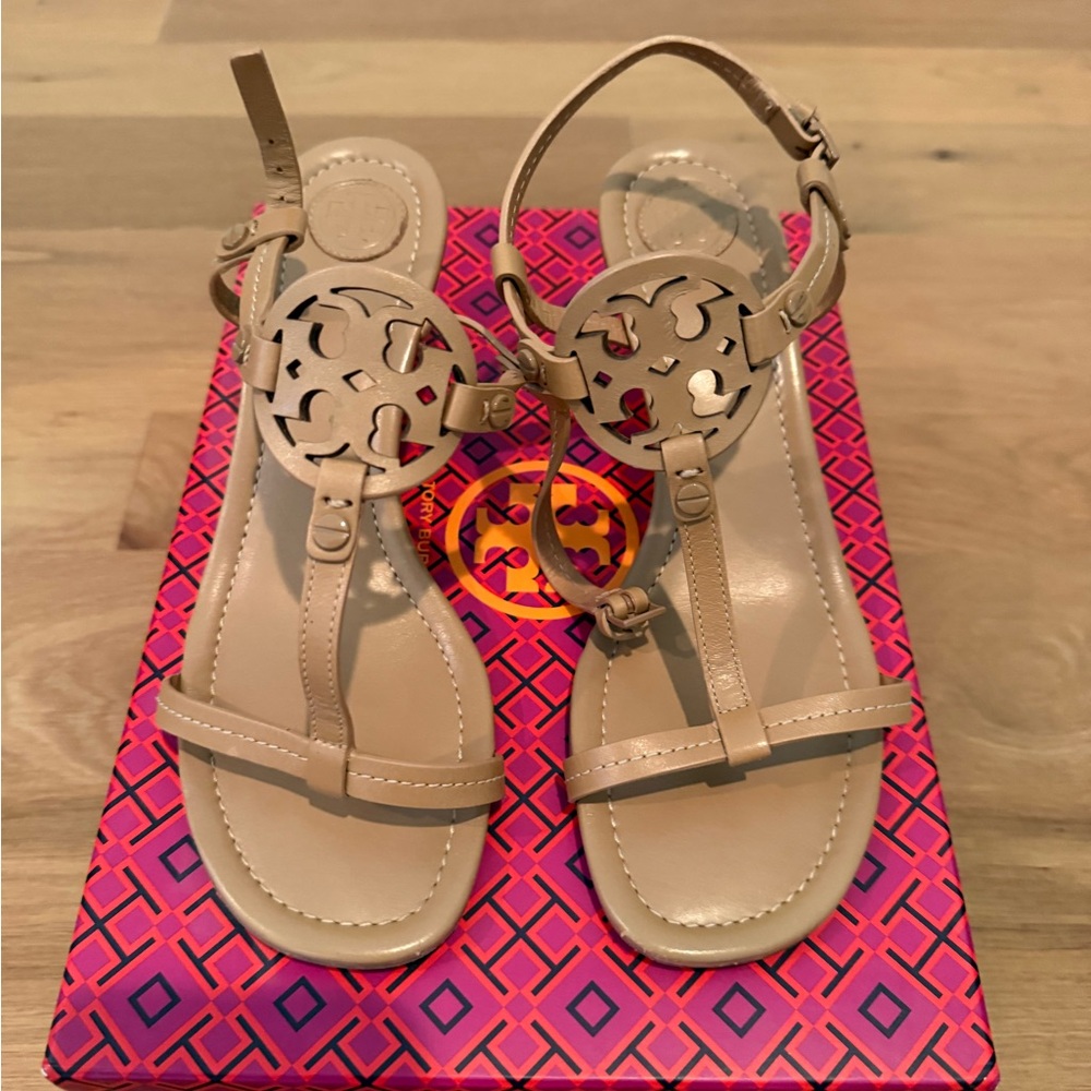 Tory Burch Miller 60 MM Wedge Sandal, 7